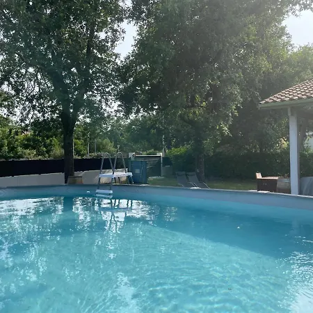 Villa Au Calme Avec Piscine, Grand Jardin Et Studio Independant Andernos-les-Bains Extérieur photo